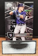 Curtis Mead RC 2024 Topps Chrome Black Design Variation Case Hit Rookie Card #27