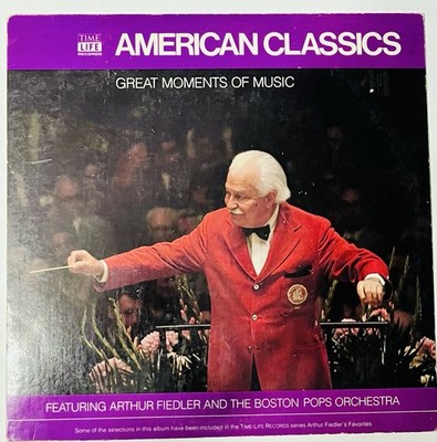 Arthur Fiedler LP Time Life 7001 Boston Pops American Classics VG+ w/ Booklet