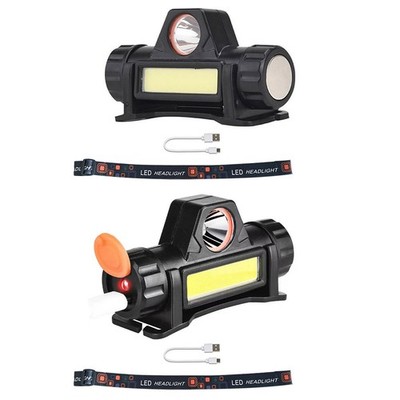 Durable Automatic Dimming Headlight For Welding Helmet 2-Pack with USB Cable