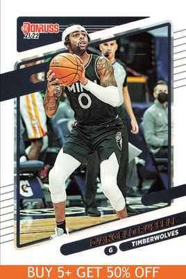 2021-22 Donruss #82 D'Angelo Russell Minnesota Timberwolves Basketball