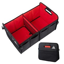 Car Trunk Organizer with Multi Compartments - Automotive Collapsible Cargo