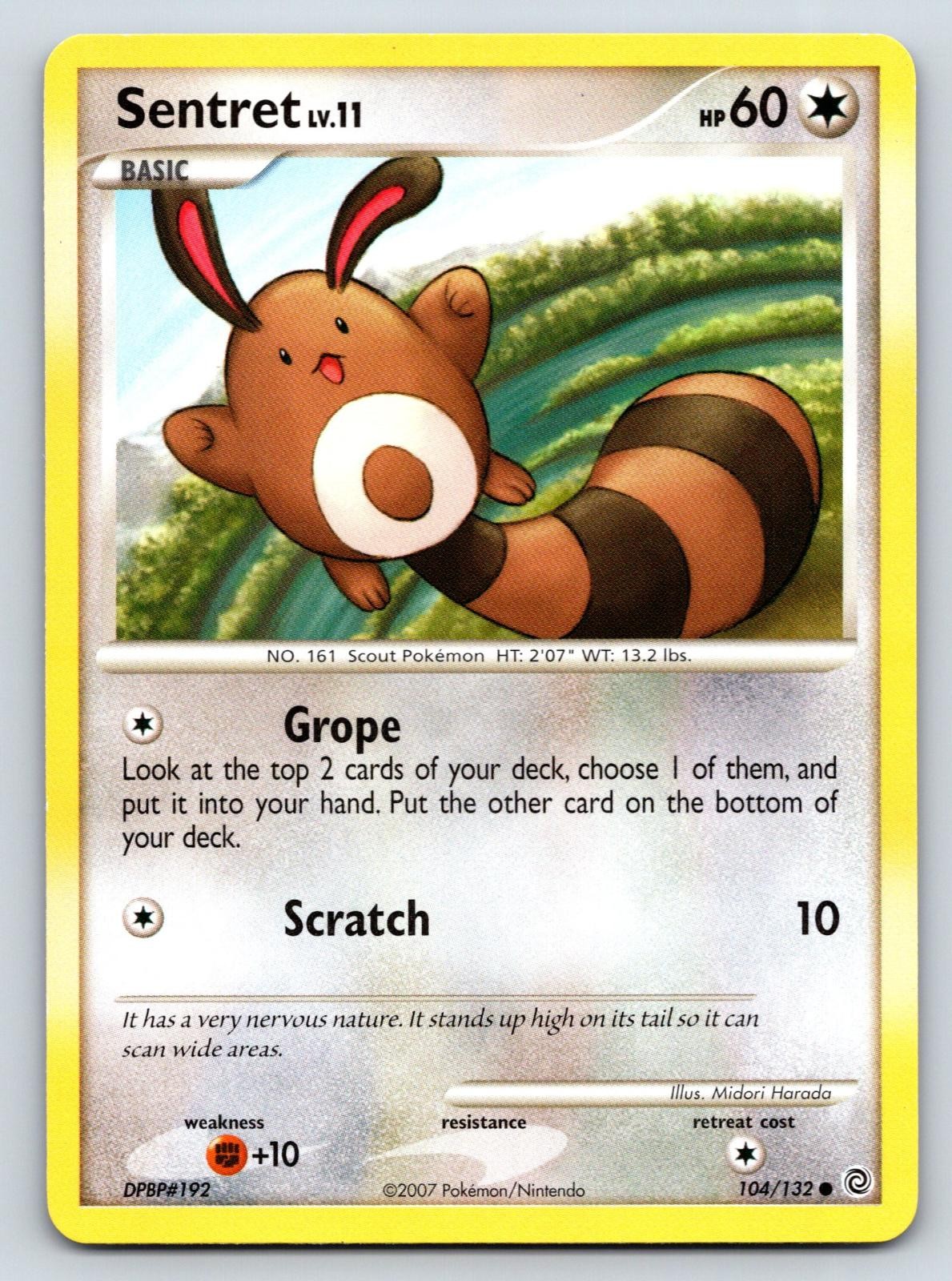 Sentret 104/132 Common Secret Wonders Pokemon Lightly Played