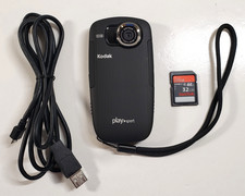 Kodak Play Sport DIS Waterproof Shockproof Camera  Video Camera with 32GB Card