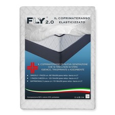 MATRATZENAUFLAGE STRETCH FLY 2.0 SCHWAMM JACQUARD mit Ecken