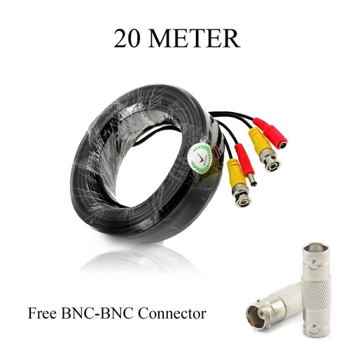 BNC DC CCTV Security Video Camera DVR Data Power Extension Cable 5m 10m 20m 30m> - Picture 8 of 11