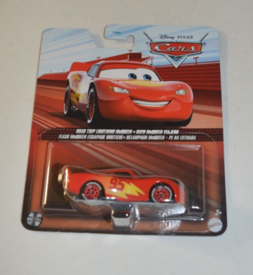 DISNEY PIXAR CARS 2023 METAL - ROAD TRIP LIGHTNING McQUEEN RED