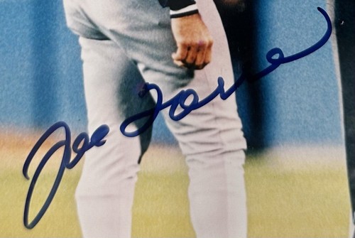 Joe Torre Signed 8x10 Framed 1996 World Series Photo Yankees Auto Steiner Coa - Picture 3 of 10