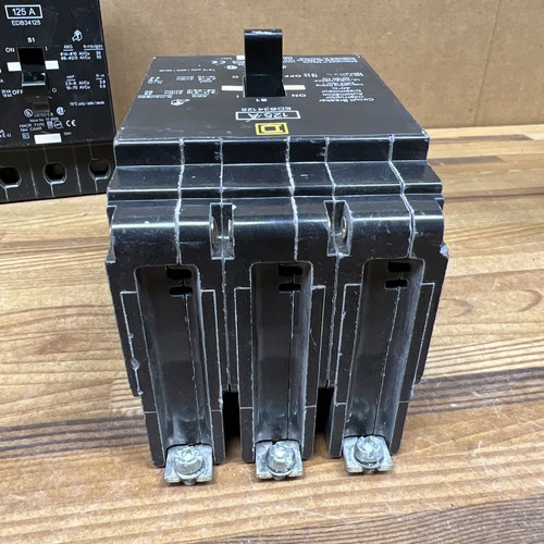 Disyuntor de caja moldeada Square D EDB34125 - 125A, 3 fases, 480 V - Imagen 3 de 3