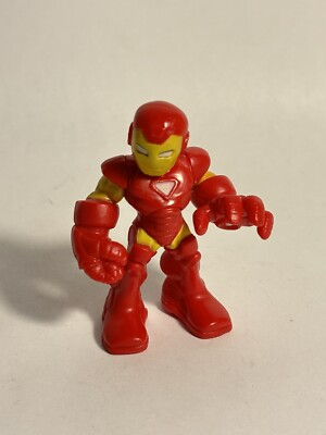 #ad 2008 Marvel Super Hero Squad IRON MAN Cartoon Style Armor in Red amp; Yellow $10.81