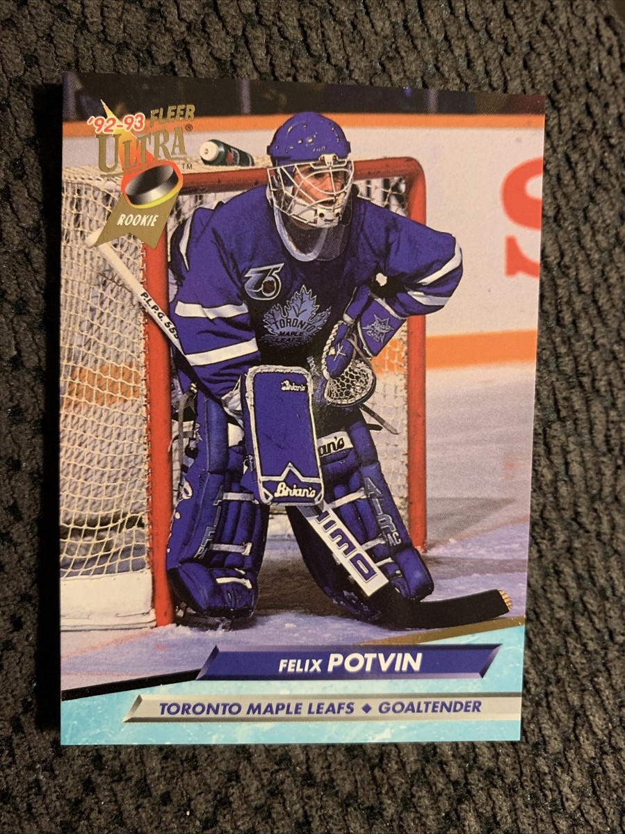 1992-93 Fleer Ultra Rookie Felix Potvin #213 RC Toronto Maple