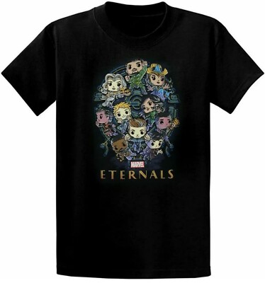 Funko Pop Tee Marvel Eternals Size Large Collector Corps Exclusive T-Shirt SZ L