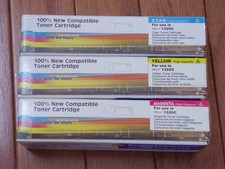 Dell 1320C Toner Cartridge Set, Cyan, Yellow, Magenta, High-Yield