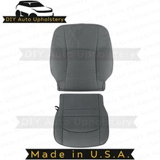 2013-2018 For Dodge Ram 1500 Driver Top/Bottom Cloth Seat Cover Gray