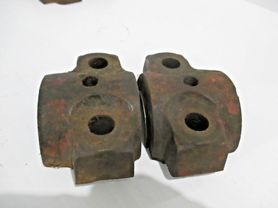 ORIGINAL ECONOMY/HERCULES MAIN BEARING CRANK CAPS 2  1/2 HP HIT MISS GAS ENGINE