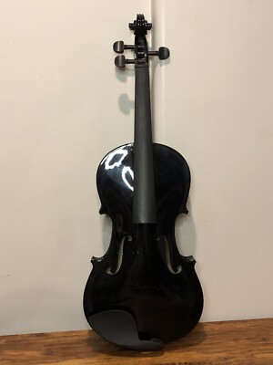 4/4 Full Size Natural Acoustic Victor Violin Fiddle With Case Bow Black Beginner
