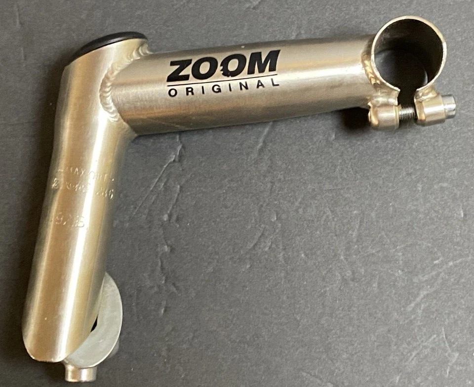 Vintage ZOOM Original Stem 1 1/8 Threaded 28.6 mm Clamp 125 mm Extension MTB NOS - Image 2 of 4