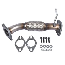 Exhaust Front Flex Pipe for 11-15 Hyundai Sonata 2.4L W/o Oxygen Sensor Ports