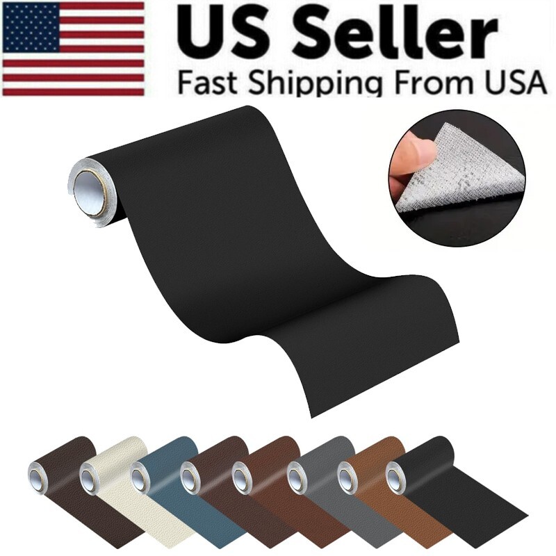 Leather Repair Kit Self-Adhesive Patch Stick on Sofa Clothing Car Seat Couch US