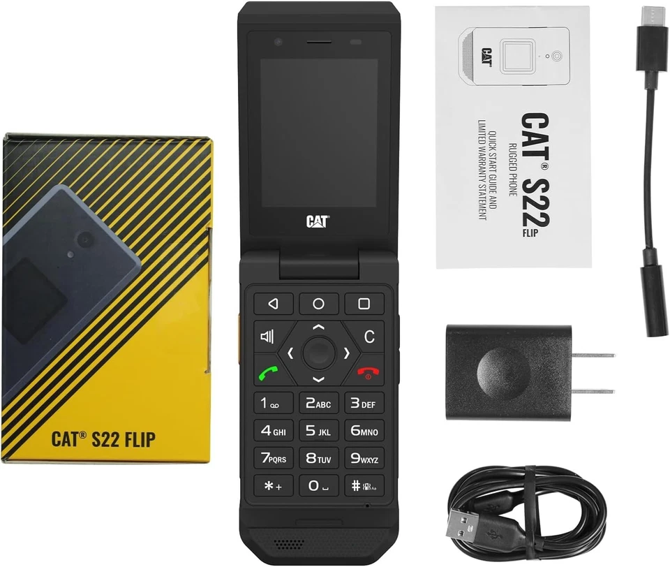 CAT S22 FLIP phone - 16 GB - Black (T-Mobile) NEW  - Image 2 of 4