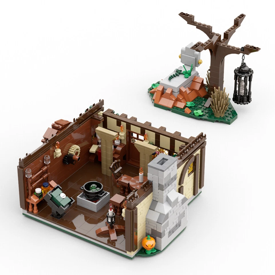 MOC: The Sanders0n Sisters’ Cottage Hut House with Interior 1536 Pieces DIY - Image 2 of 4