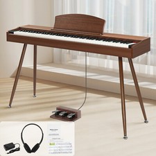 Ktaxon Full Weighted Digital Piano 88 Key,Stand,3 Pedal for All Experience Level