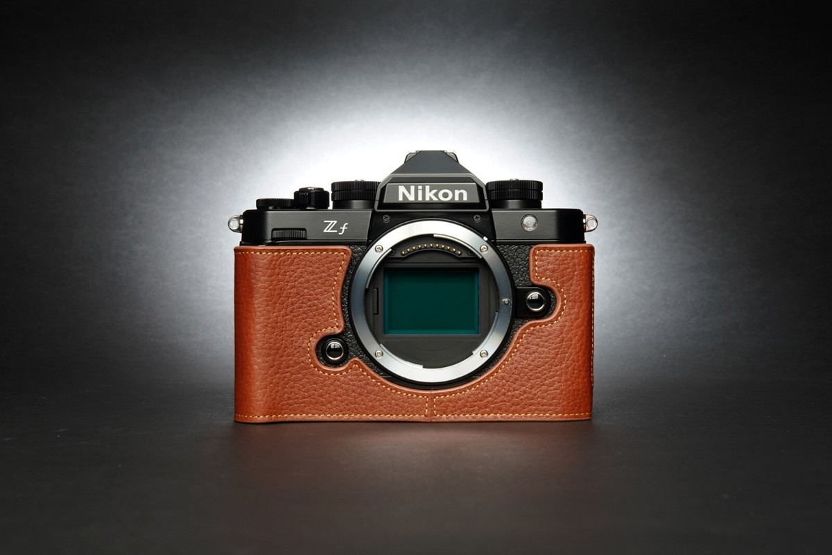 Handmade Genuine Leather Half Camera Case Cover For Nikon ZF | eBay