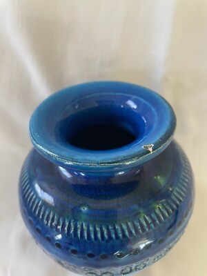 FLAVIA MONTELUPO 青い陶器のピッチャー Italy il_1080xN