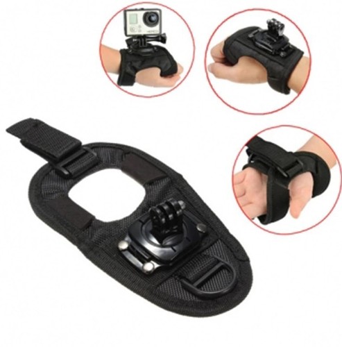 Hand Strap 360 Mount for GoPro HERO 13/12/11/10/9/8/7/6/5/4/3/MAX/Session - Picture 4 of 4