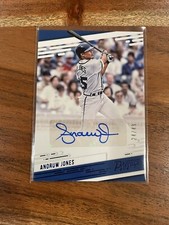 Andruw Jones 2021 Panini Chronicles Prestige Auto Autograph Blue /49 Braves HOF!
