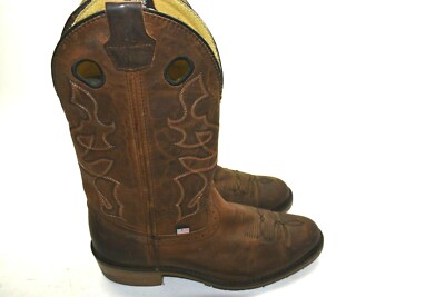 コタロー DOUBLE H KILGORE LEATHER SOFT ROUND TOE COWBOY WORK BOOTS