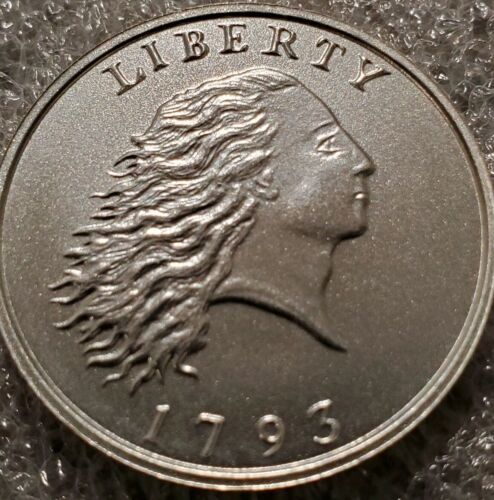 1/2 Oz  .999 silver 1793 Chain Cent colonial coinage coin George Washington  - 第 1/5 張圖片