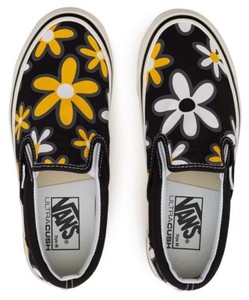 flower slip on vans