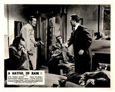 A Hatful Of Rain Original Lobby Card  Henry Silva Don Murray Anthony Franciosa