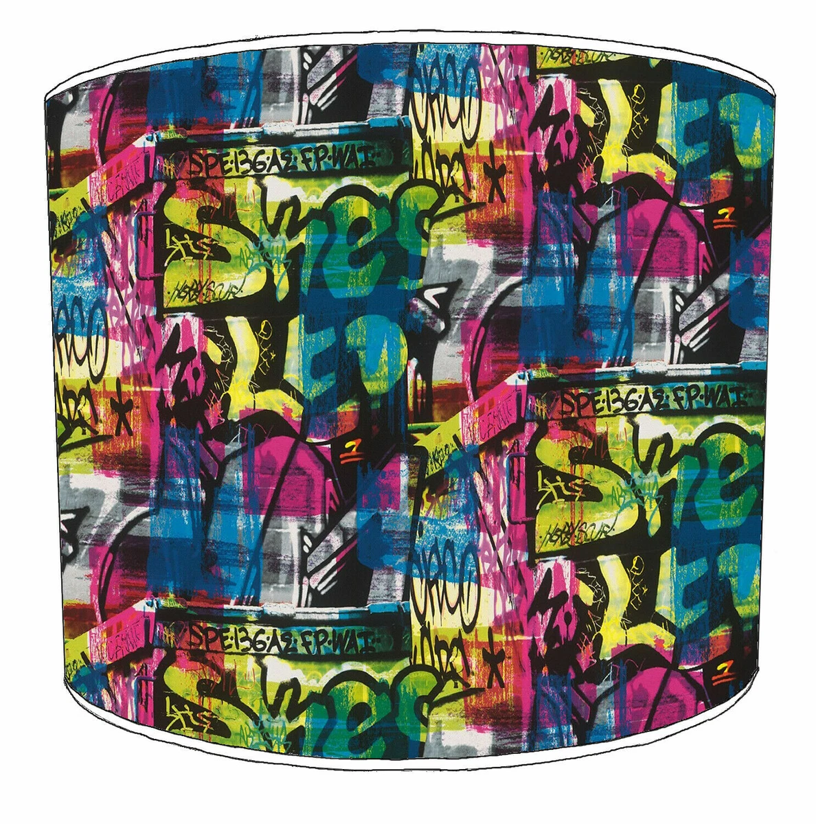Graffiti lampshade cheap