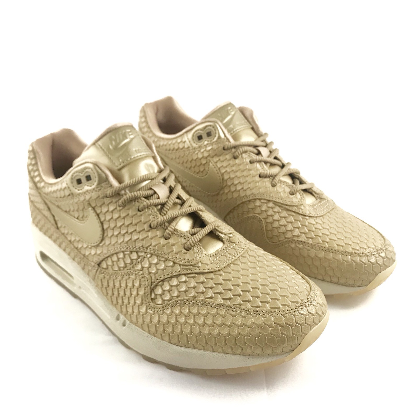 New Air Max 1 PRM Womens Size11 Blur Light Orewood Brown Summit 454746 900 New Air Max 1 PRM Womens Size11 Blur Light Orewood Brown Summit 454746 900