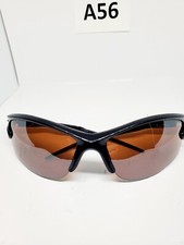 Sunglasses black frame half rim maxx