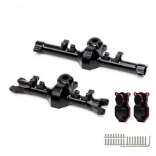 For Axial SCX24 90081 1/24 RC Car Metal Front Rear Axle Housing with Back Cover