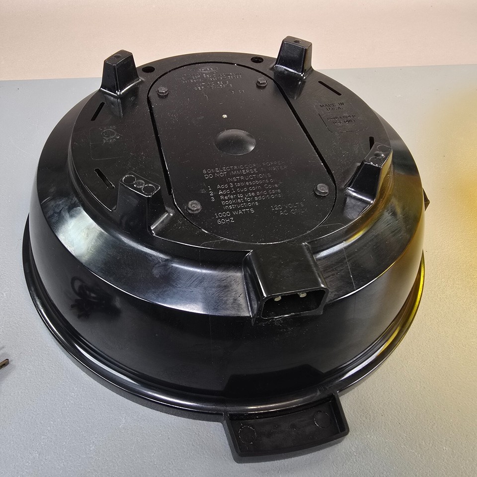 Vintage West Bend STIR CRAZY 6 Qt Dome Popcorn Corn Popper USA 5346