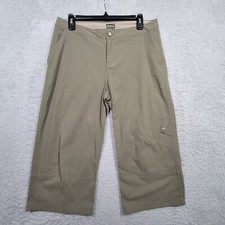 Royal Robbins Pants Womens 8 Khaki Brown Cropped Outdoor Hiking 32x19