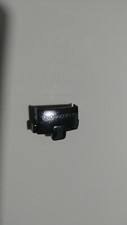 A detail with logo and pushers for De Grisogono VARNISHED BLACK STEEL bracelet.