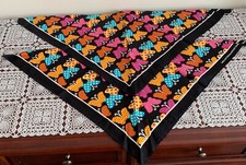 Set of Two Butterfly Design Dog Bandanas MEDIUM LARGE Tie On Scarf Brand New