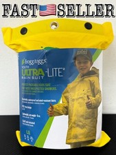 Frogg Toggs Ultra Lite 2 Youth Rain Suit, Large - Packable Waterproof Kids Suit