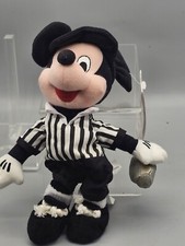 Mickey Mouse Disney Store Plush Bean Bag Figure 8" Beanie Referee