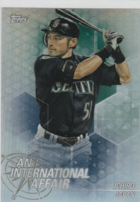 Ichiro Suzuki 2018 Topps Chrome Update An International Affair #IA-I Mariners