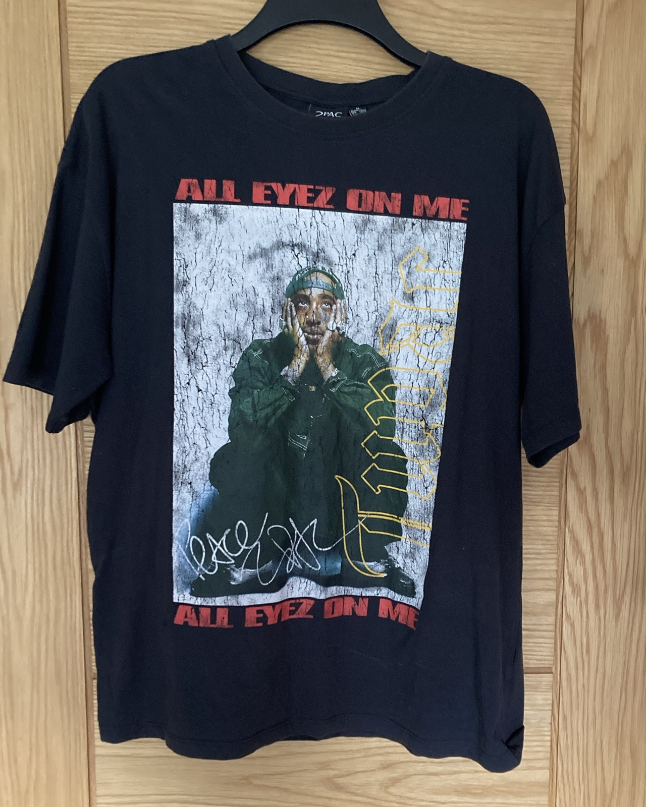 Tupac All Eyes On Me T Shirt Medium Primark Vgc