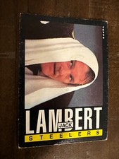 1985 Topps Football Card #357 Jack Lambert (H9)