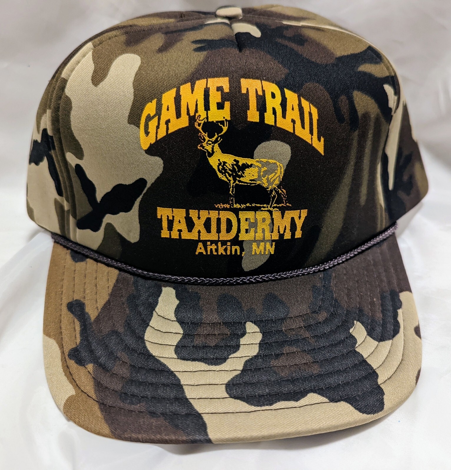 Game Trail Taxidermy Vintage Snapback Hat eBay