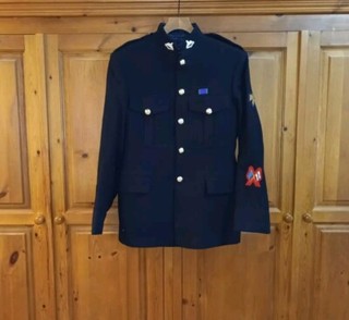 British Army / Military Vintage No1 Jacket With Royal Anglian Insignia ☆