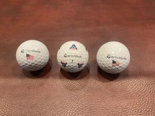 Taylormade TP5 American Flag Golf Balls - 3 Balls