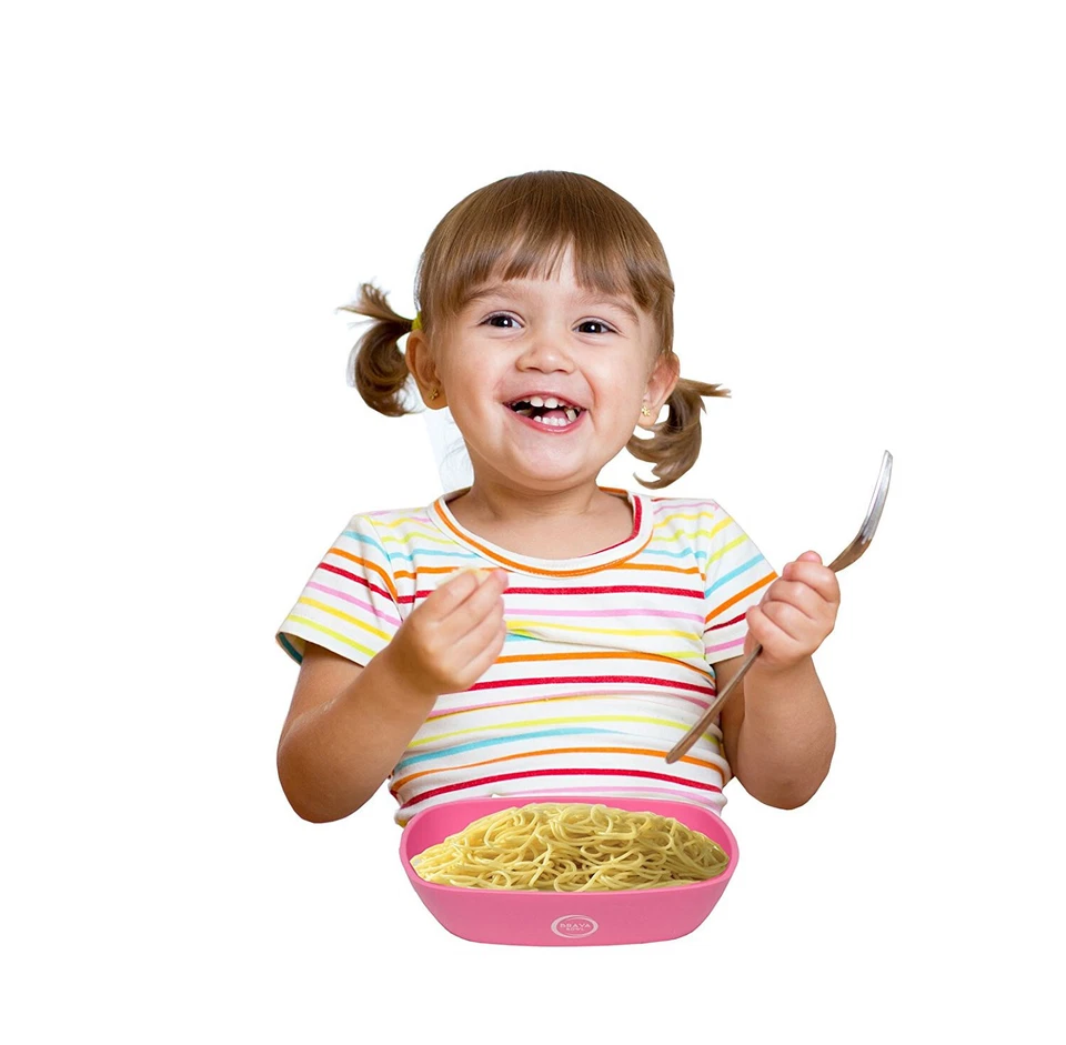 SILICONE BOWL LOT OF 20 pc Silicone Food Grade Safe no slide Bowls Pink NEW - Image 3 of 4